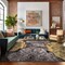 World Rug Gallery Contemporary Floral Design Non Shedding Soft Area Rug 7' 10 x 10' Yellow 400YELLOW8x10 - alternate 9